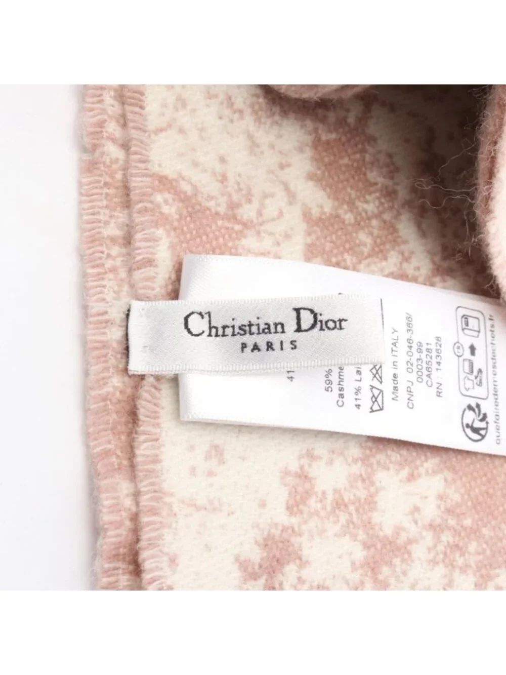 Dior Scarf Toile de Jouy Sauvage Wool - Picture 2 of 3